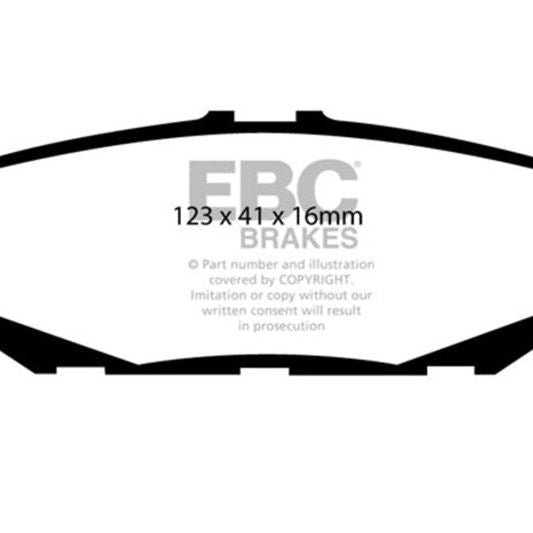 EBC 93-97 Lexus GS300 3.0 Yellowstuff Rear Brake Pads-tuningsupply.com