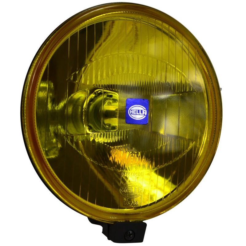 Hella 500 Series ECE 6.4in 55W Round Driving Beam Amber Light-tuningsupply.com