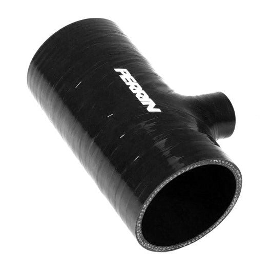 Perrin 2022+ Subaru WRX Black 3in Turbo Inlet Hose w/ Nozzle (Short)-tuningsupply.com