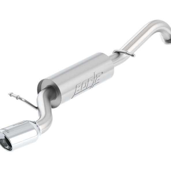 Borla 14-17 Toyota Corolla S 1.8L AT/MT FWD 4Dr S-Type Single Oval Rolled Angle-Cut Rear Sec Exhaust-tuningsupply.com