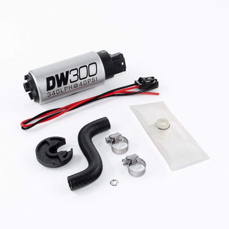 DeatschWerks 85-97 Ford Mustang DW300 320 LPH In-Tank Fuel Pump w/ Install Kit-tuningsupply.com