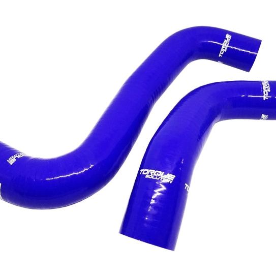 Torque Solution 08-14 Subaru WRX / 08-18 STI / 09-13 Forester XT Silicone Radiator Hose Kit - Blue-Radiator Hoses-Torque Solution-TQSTS-SU-420BU-SMINKpower Performance Parts