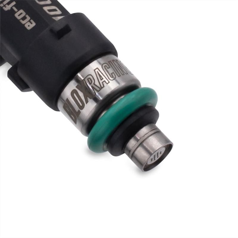 BLOX Racing Eco-Fi Street Injectors 1300cc/min w/1/2in Adapter Honda B/D/H Series (Set of 4)-tuningsupply.com