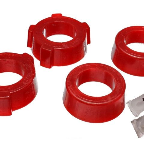 Energy Suspension 69-78 Vokswagen (Air Cooled) Red Rear Spring Plate Bushing Set-tuningsupply.com