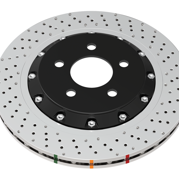 DBA 2020+ Chevrolet Corvette C8 Z51 Rear Crossdrilled 5000 Series Rotor-tuningsupply.com