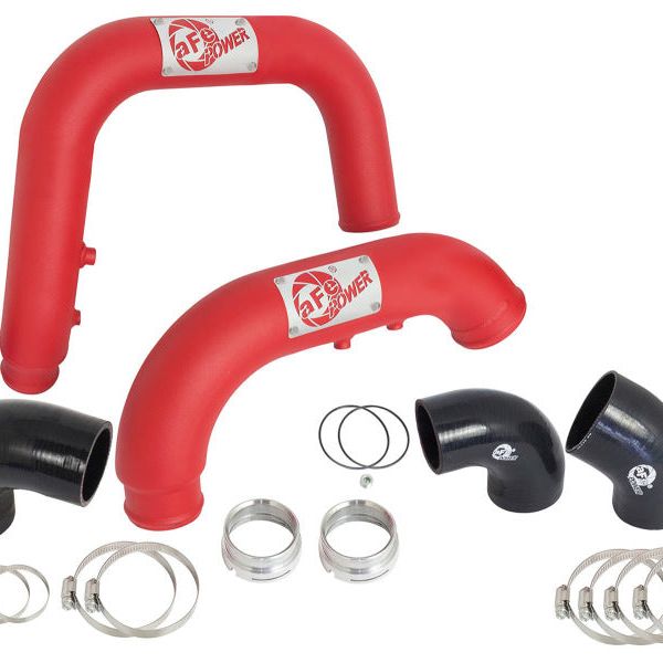 aFe BladeRunner Red Intercooler Tubes Combo 2016 GM Colorado/Canyon I4-2.8L (td)-tuningsupply.com