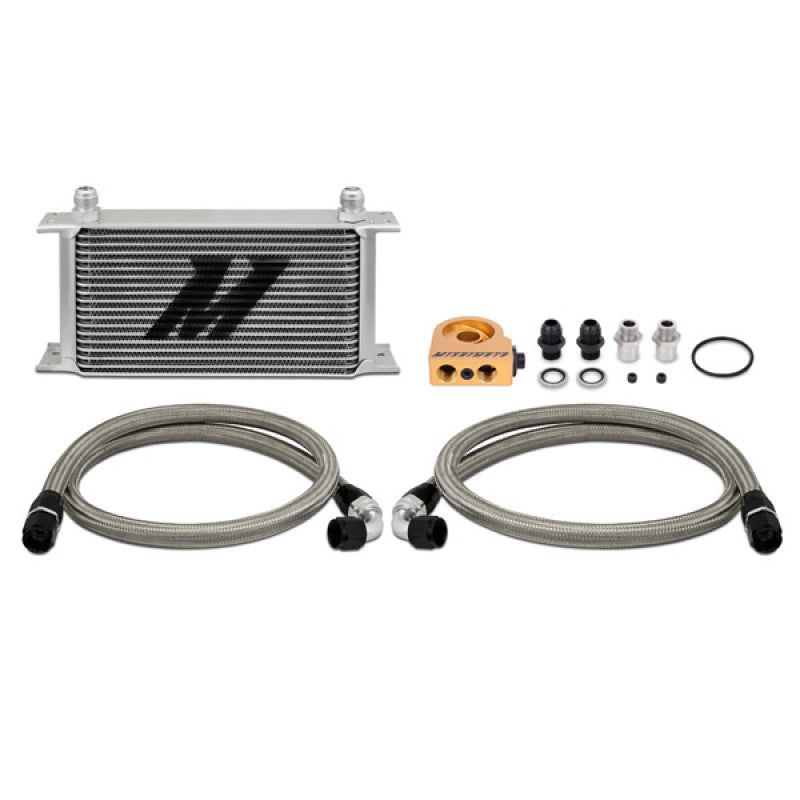 Mishimoto Universal 19 Row Thermostatic Oil Cooler Kit-tuningsupply.com