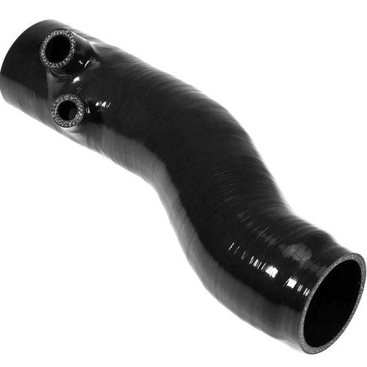 Perrin 2022+ Subaru WRX Black 3in Turbo Inlet Hose w/ Nozzle - SMINKpower Performance Parts PERPSP-INT-425BK Perrin Performance