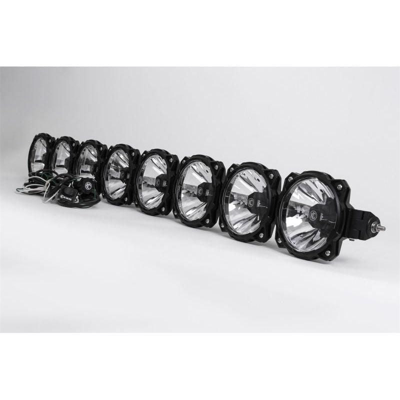 KC HiLiTES Universal 50in. Pro6 Gravity LED 8-Light 160w Combo Beam Light Bar (No Mount)-tuningsupply.com