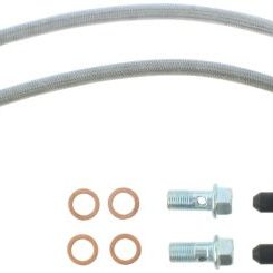 StopTech 2005 Chevrolet/GMC Silverado/Sierra 1500 Stainless Steel Rear Brake Lines-Brake Line Kits-Stoptech-STO950.66509-SMINKpower Performance Parts