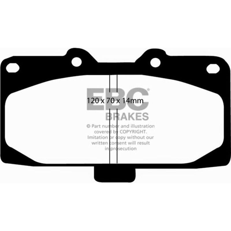 EBC 89-95 Nissan Skyline (R32) 2.6 Twin Turbo GT-R Bluestuff Front Brake Pads-tuningsupply.com