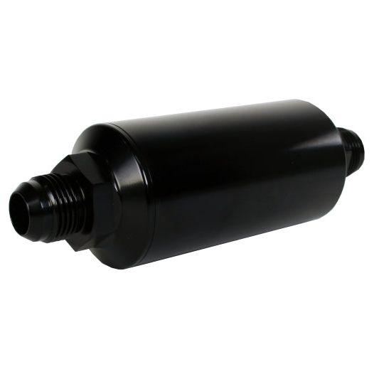 Aeromotive In-Line Filter - (AN-10) 100 Micron Stainless Steel Element Black Anodize Finish-tuningsupply.com