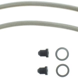 StopTech 03-09 Mercedes E55/E63 / 03-10 E320/E350 Coupe / 03-09 E500/E550 Rear SS Brake Line Kit-Brake Line Kits-Stoptech-STO950.35502-SMINKpower Performance Parts