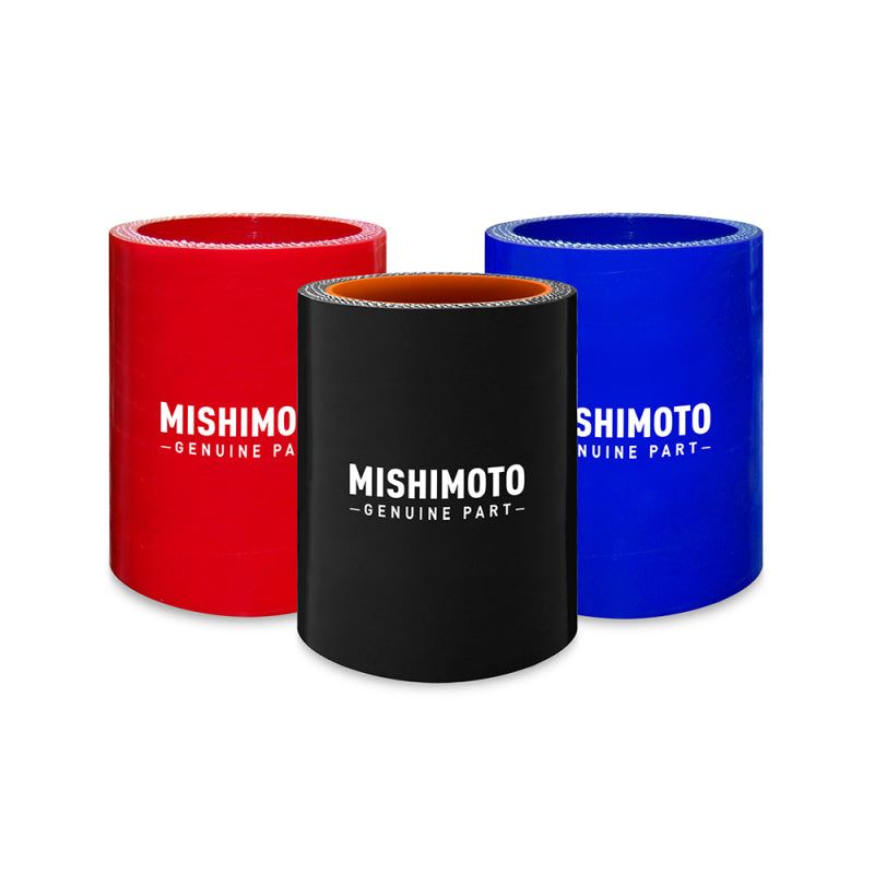 Mishimoto 2.75in Black Straight Coupler-tuningsupply.com