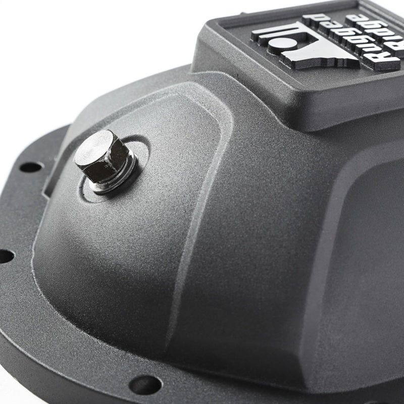 Rugged Ridge Boulder Aluminum Differential Cover Dana 44 Black-Diff Covers-Rugged Ridge-RUG16595.12-SMINKpower Performance Parts