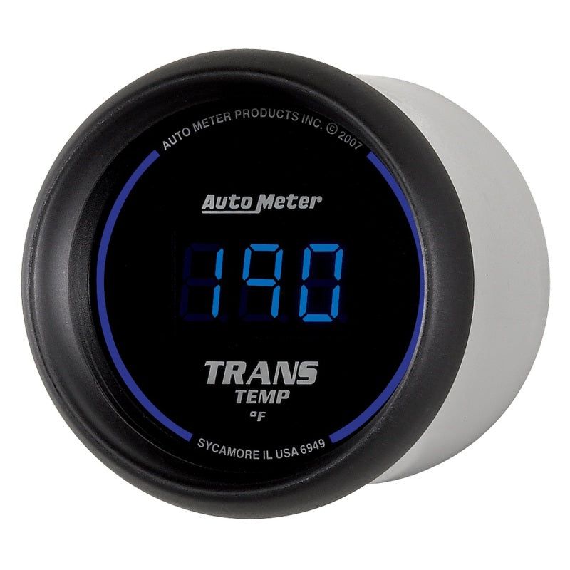 Autometer 52.4mm Black Digital Trans Temperature Gauge-tuningsupply.com