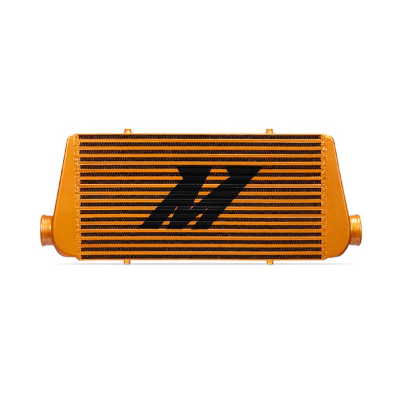 Mishimoto Universal Gold R Line Intercooler Overall Size: 31x12x4 Core Size: 24x12x4 Inlet / Outlet-tuningsupply.com