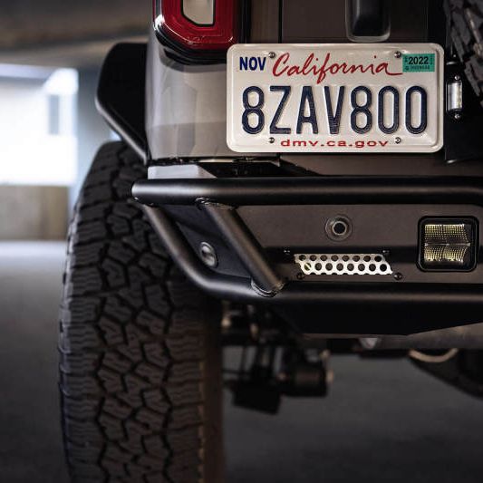 DV8 Offroad 21-23 Ford Bronco Rear License Plate Relocation Bracket-tuningsupply.com