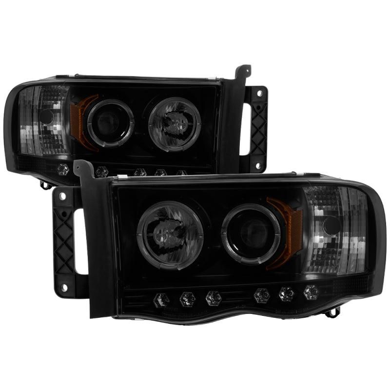 Spyder Dodge Ram 1500 02-05 03-05 Projector Headlights LED Halo LED Blk Smke PRO-YD-DR02-HL-BSM - SMINKpower Performance Parts SPY5078384 SPYDER