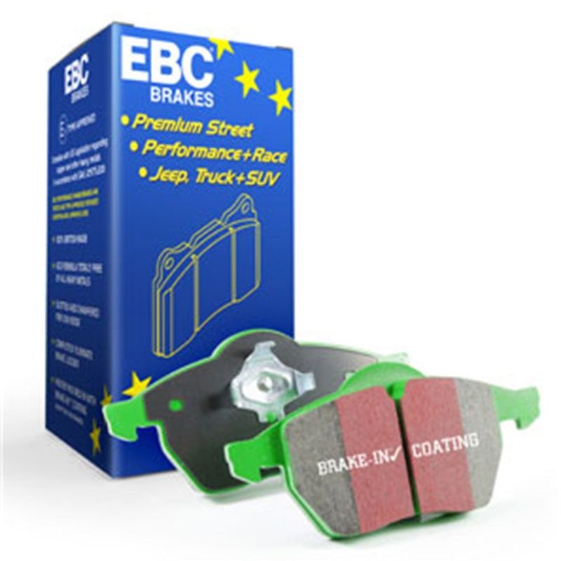 EBC 06-13 Audi A3 2.0 Turbo (Girling rear caliper) Greenstuff Front Brake Pads-tuningsupply.com