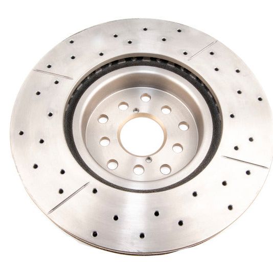 DBA 05-08 Legacy GT Front Drilled & Slotted Street Series Rotor-tuningsupply.com