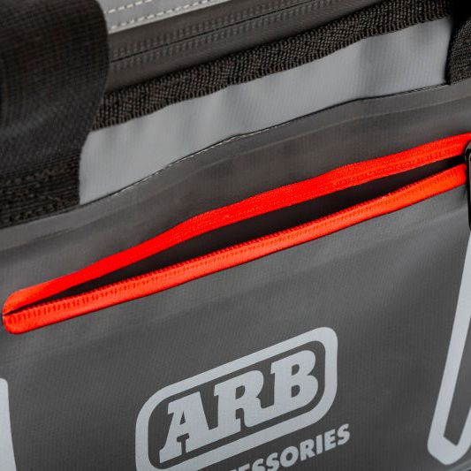 ARB Cooler Bag Charcoal w/ Red Highlights 15in L x 11in W x 9in H Holds 22 Cans-tuningsupply.com