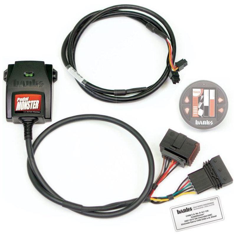 Banks Power Pedal Monster Throttle Sensitivity Booster for Use w/ Exst. iDash - 07.5-19 GM 2500/3500-tuningsupply.com