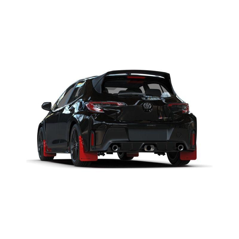 Rally Armor 2023 Toyota GR Corolla Red UR Mud Flap w/ White Logo - SMINKpower Performance Parts RALMF89-UR-RD-WH Rally Armor