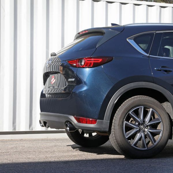 aFe Takeda 17-21 Mazda CX-5 2.5L (t) 2.5in. SS Axle-Back Exhaust System w/Black Tips-tuningsupply.com