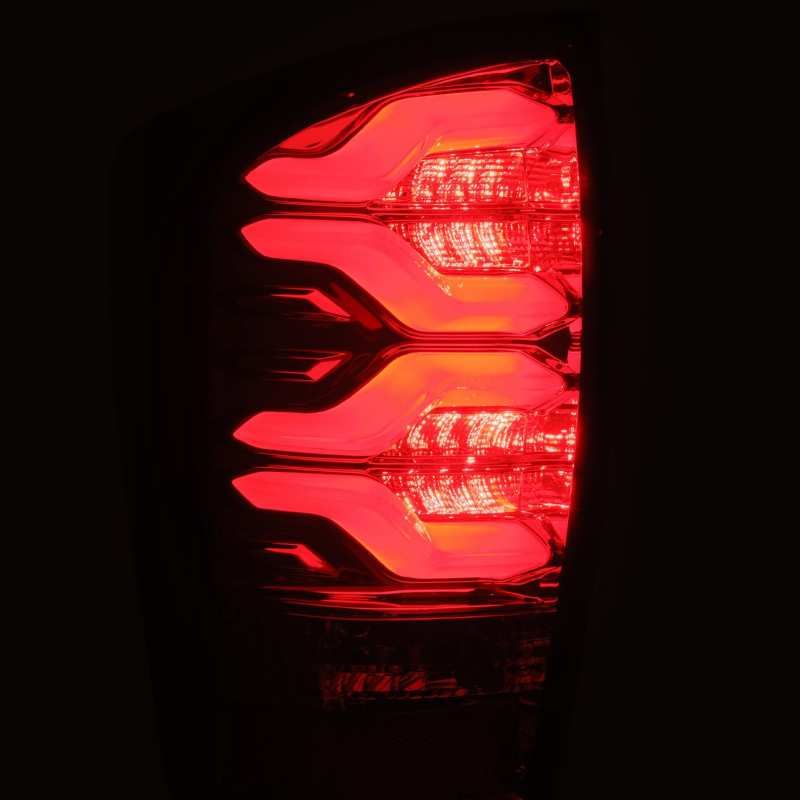 AlphaRex 16-20 Toyota Tacoma PRO-Series LED Tail Lights Red Smoke-tuningsupply.com