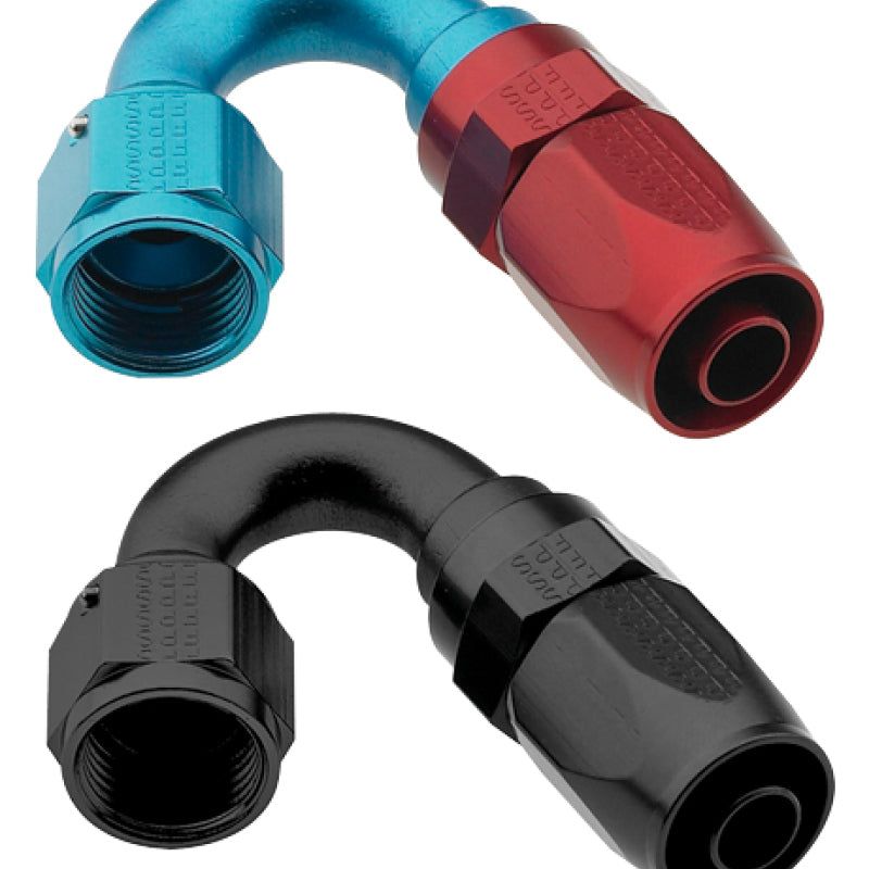 Fragola -6AN x 150 Degree Pro-Flow Hose End - Black-tuningsupply.com