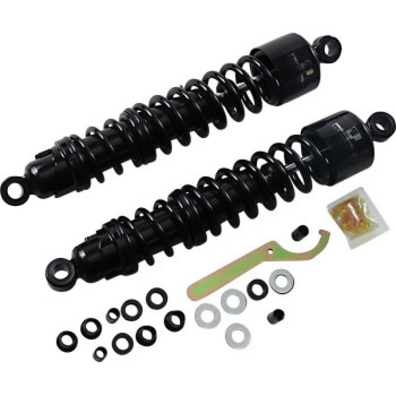 Progressive Harley 413 Series Shocks 15.0in - Black-tuningsupply.com