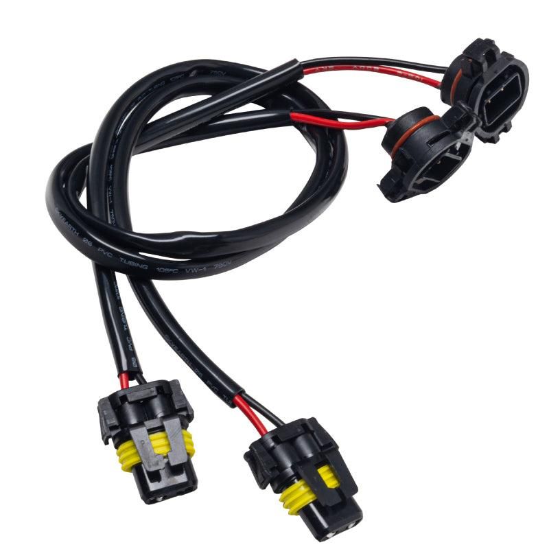 Oracle Fog Light Wiring Adapter- 9005/9006 to 52/PSX24W (Pair) SEE WARRANTY-tuningsupply.com