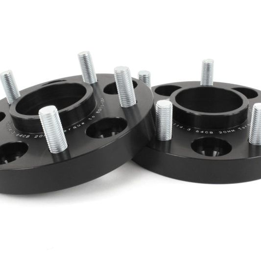 Perrin 17-18 Honda Civic Si 64.1mm Hub 5x114.3 20mm Wheel Spacers (One Pair)-tuningsupply.com