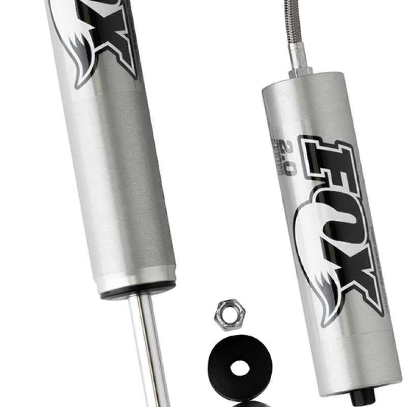 Fox 2.0 Performance Series 10.1in. Smooth Body Remote Res. Shock w/Stem Mount / Std Travel - Black-tuningsupply.com