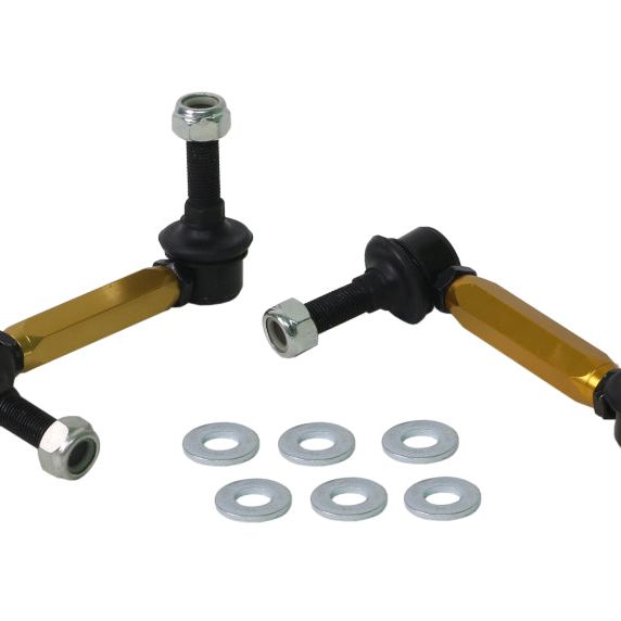 Whiteline 06-09 Toyota FJ Cruiser GSJ10 / 09+ GSJ15 Front Adjustable Heavy Duty Sway Bar Link Kit-Sway Bar Endlinks-Whiteline-WHLKLC220-SMINKpower Performance Parts