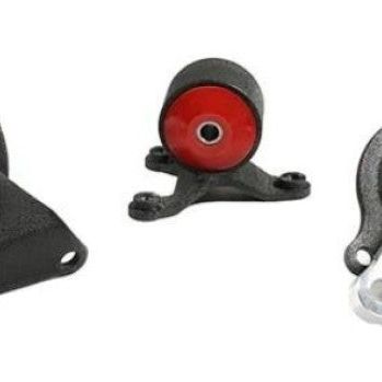 Innovative 02-06 Acura RSX K-Series/Base Automatic Black Aluminum Replacement Mount Kit 75A Bushings-tuningsupply.com