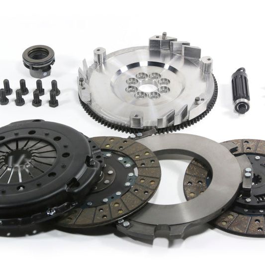 DKM Clutch BMW E34/E36/E39/E46/Z3 (6 Cyl) MS Twin Disc Clutch w/Steel Flywheel (660 ft/lbs Torque)-tuningsupply.com