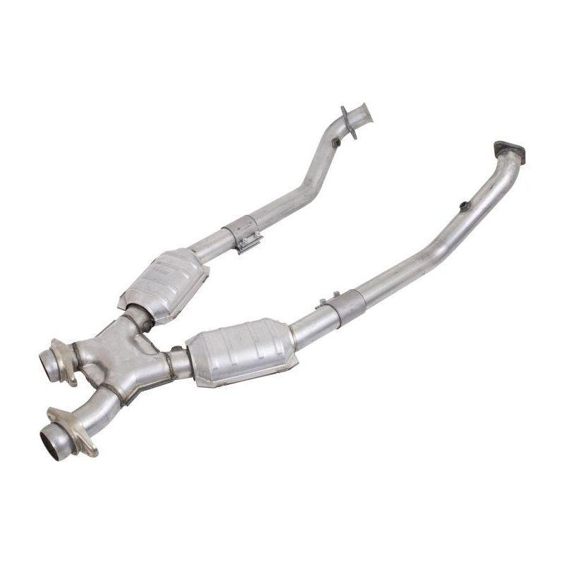 BBK 99-04 Mustang 4.6 GT / Cobra High Flow X Pipe With Catalytic Converters - 2-1/2-tuningsupply.com