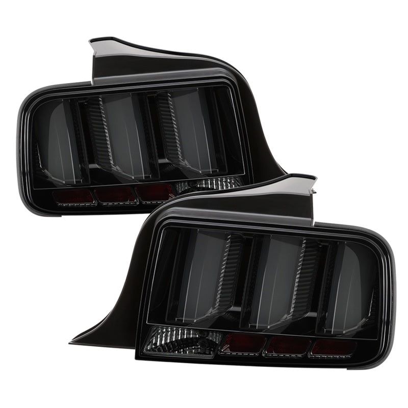 Spyder 05-09 Ford Mustang (White Light Bar) LED Tail Lights - Smoke ALT-YD-FM05V3-LED-SM-Tail Lights-SPYDER-SPY5086709-SMINKpower Performance Parts