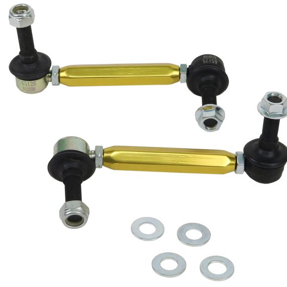 Whiteline Universal Sway Bar - Link Assembly Heavy Duty 150mm-175mm Adjustable Steel Ball-Sway Bar Endlinks-Whiteline-WHLKLC180-155-SMINKpower Performance Parts