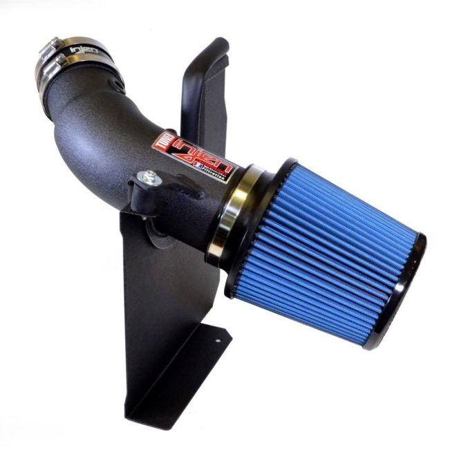 Injen 11-20 Dodge Challenger SRT-8 6.4L V8 Wrinkle Black Power-Flow Short Ram Intake-tuningsupply.com