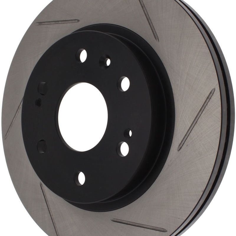 StopTech Power Slot 07 Chevrolet Tahoe Front Right Rotor-Brake Rotors - Slotted-Stoptech-STO126.66057SR-SMINKpower Performance Parts