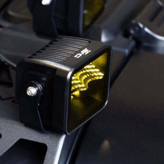 DV8 Offroad 3in Elite Series LED Amber Pod Light-tuningsupply.com