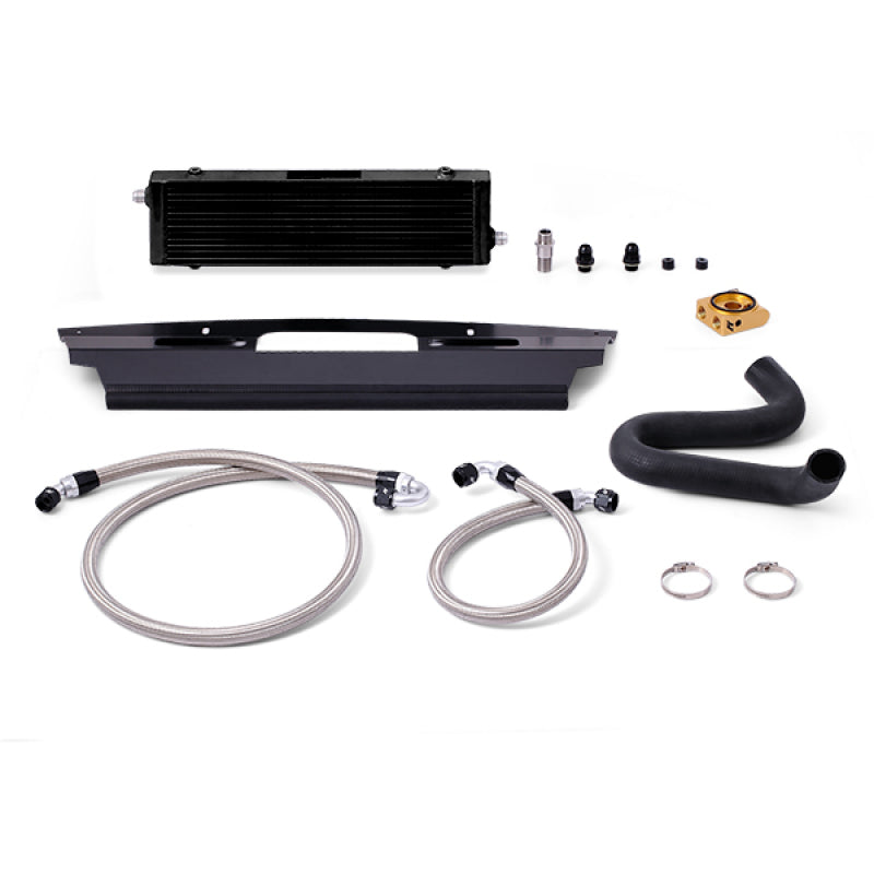 Mishimoto 2015+ Ford Mustang GT Thermostatic Oil Cooler Kit - Black-tuningsupply.com