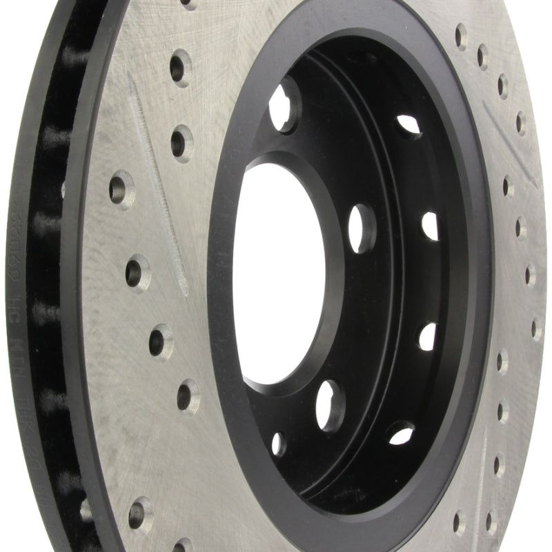 StopTech Slotted & Drilled Sport Brake Rotor-Brake Rotors - Slot & Drilled-Stoptech-STO127.33069L-SMINKpower Performance Parts