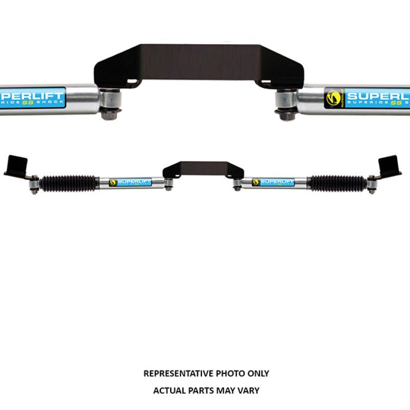 Superlift 09-13 Ram 2500/3500 4WD Dual Steering Stabilizer Kit - SR SS by Bilstein (Gas) - SMINKpower Performance Parts SLF92709 Superlift