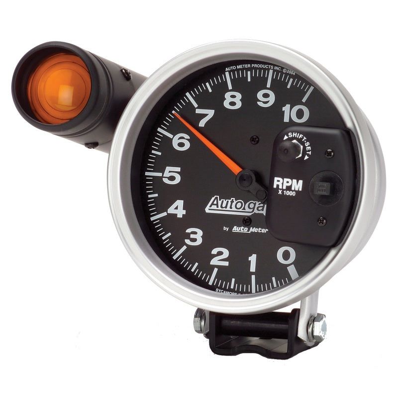 Autometer 5 inch 10,000 RPM Monster Shift Lite Pedestal Tachometer-tuningsupply.com