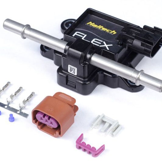 Haltech Flex Fuel Composition Sensor for 3/8 (GM Spring Lock) Fittings (Incl Plug & Pins)-tuningsupply.com