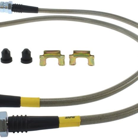 StopTech 08-12 VW Golf R32/Golf R Front Stainless Steel Brake Line Kit-Brake Line Kits-Stoptech-STO950.33024-SMINKpower Performance Parts